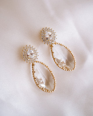 Audrey Crystal Earrings