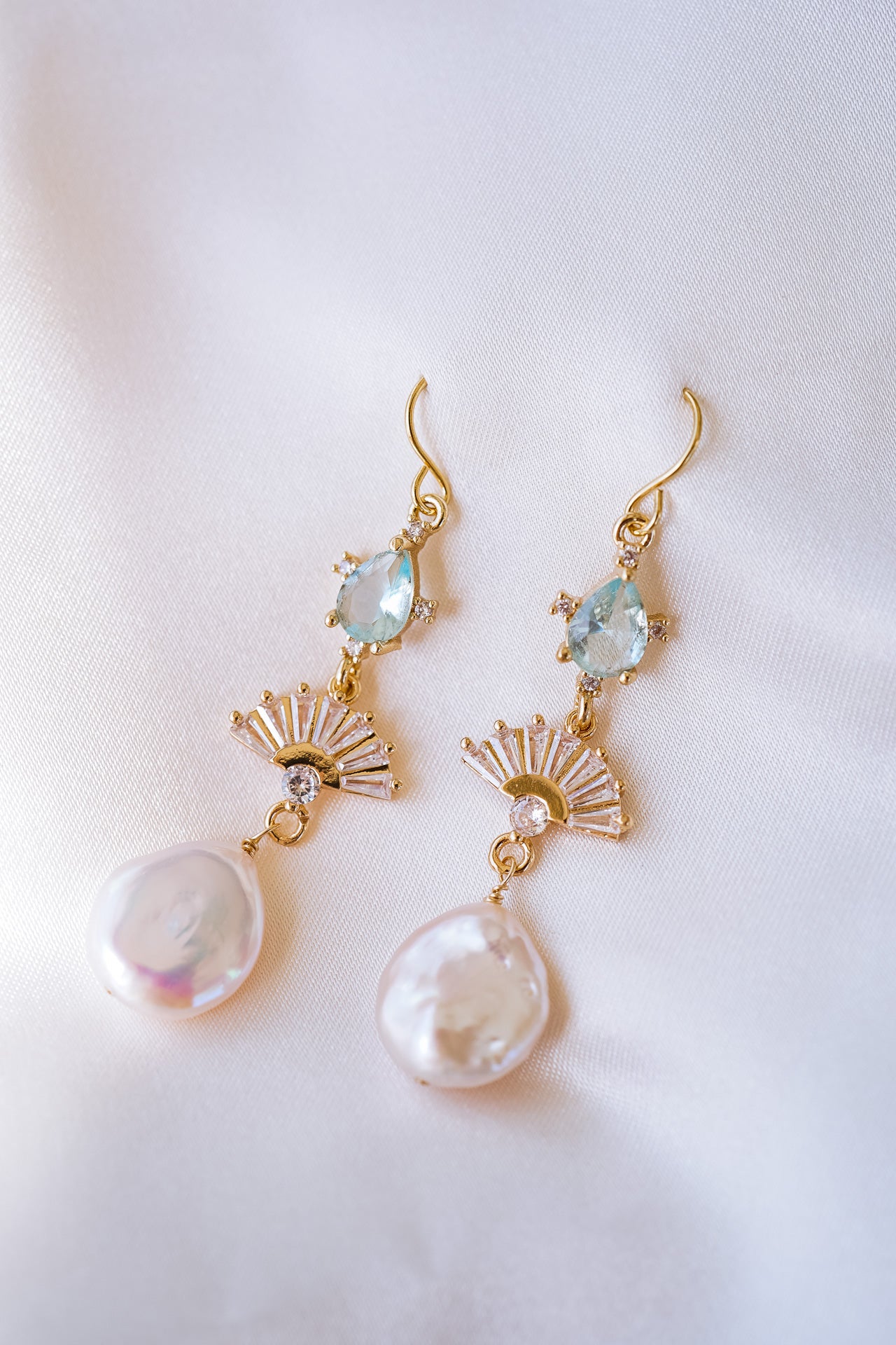 Lydia Pearl Earrings - Wander + Lust Jewelry