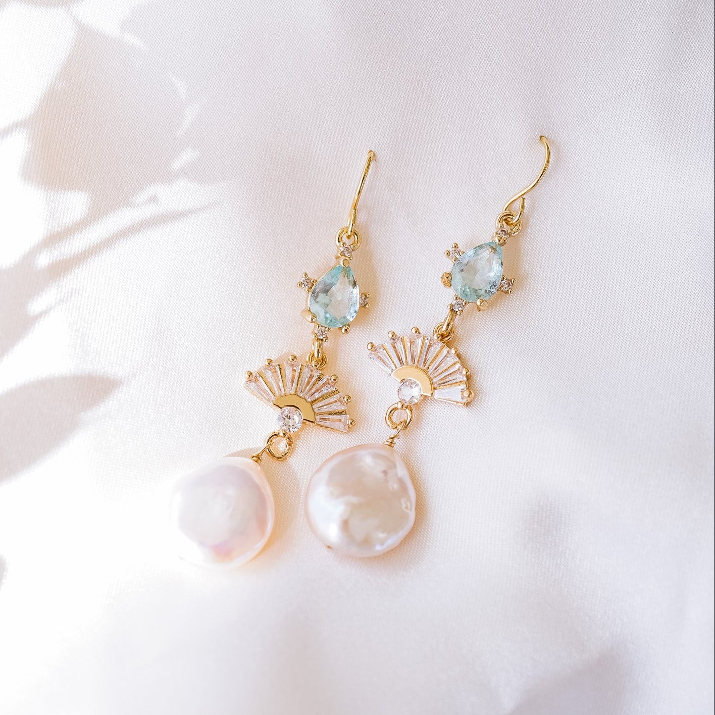 Lydia Pearl Earrings - Wander + Lust Jewelry