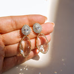 Audrey Crystal Earrings - Wander + Lust Jewelry