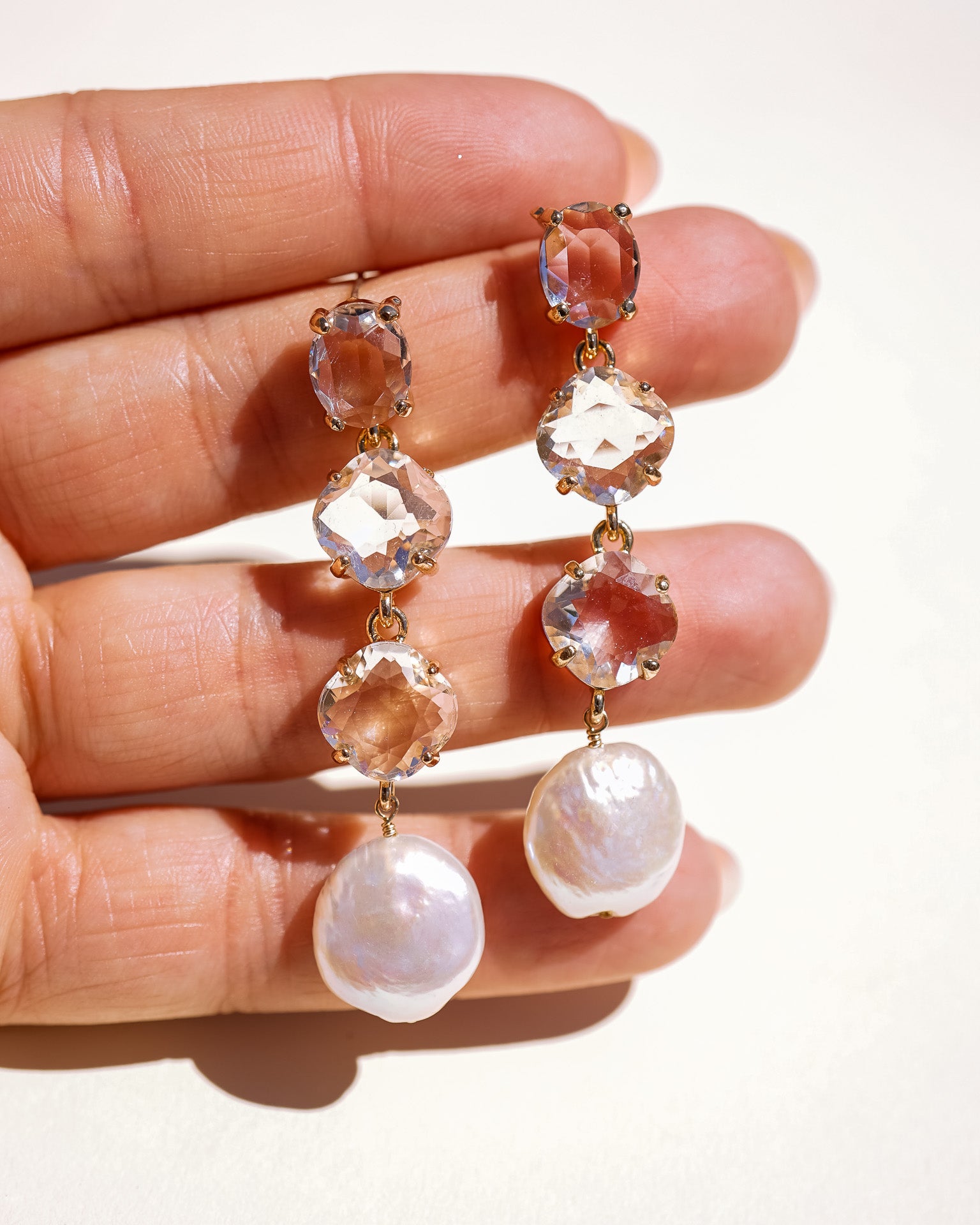 Brynn Pearl Drop Earrings - Wander + Lust Jewelry