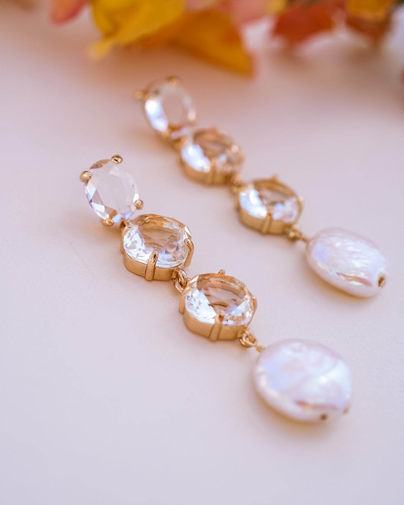 Brynn Pearl Drop Earrings - Wander + Lust Jewelry