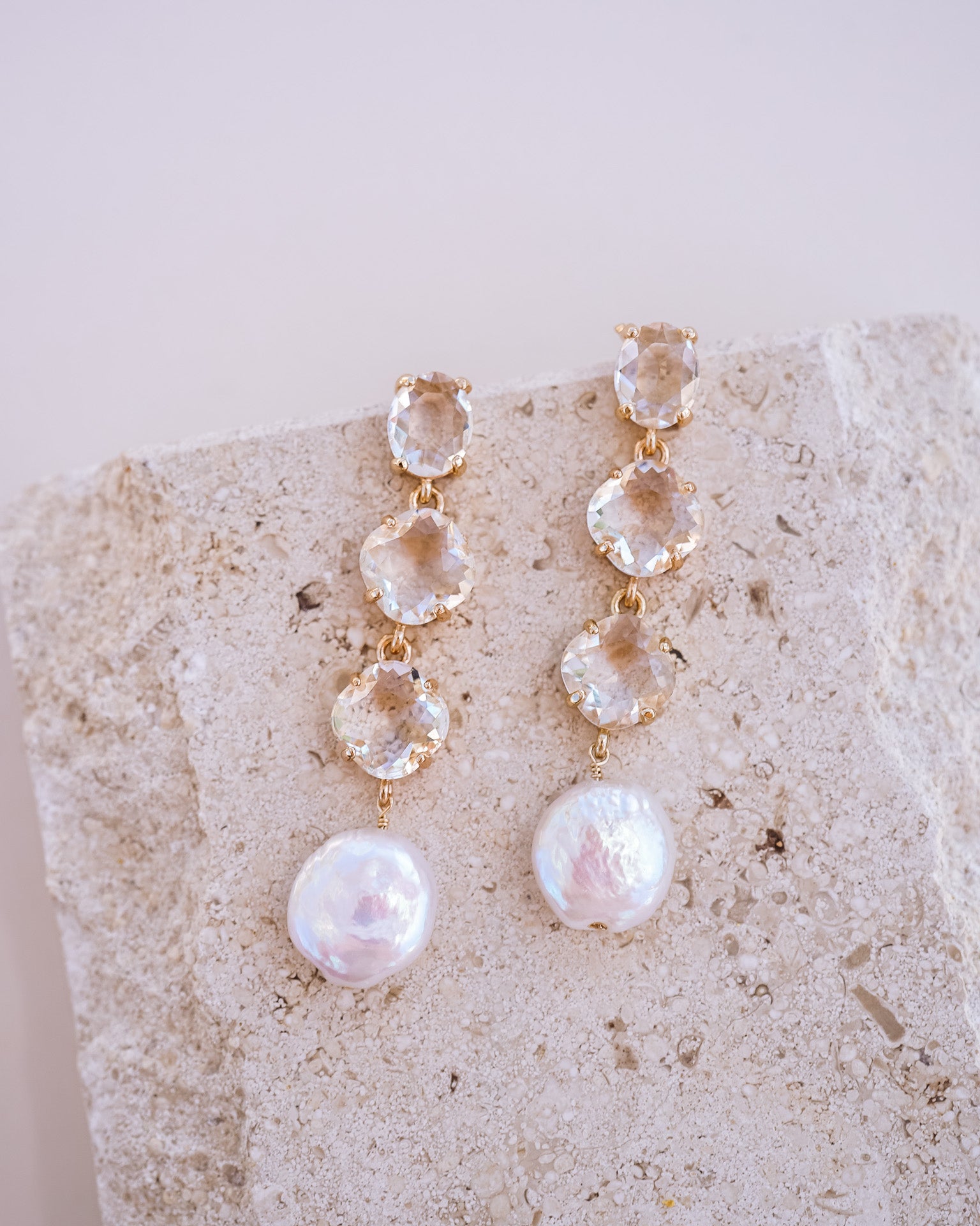 Brynn Pearl Drop Earrings - Wander + Lust Jewelry
