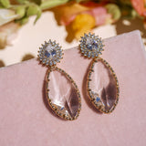 Audrey Crystal Earrings - Wander + Lust Jewelry