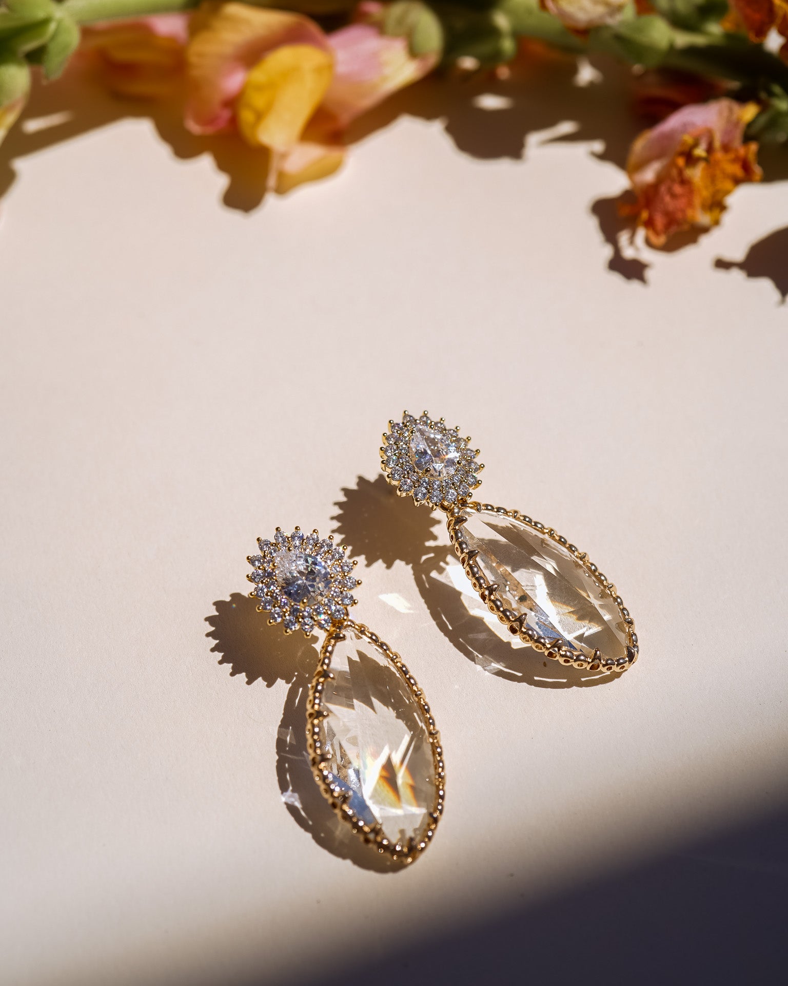 Audrey Crystal Earrings - Wander + Lust Jewelry