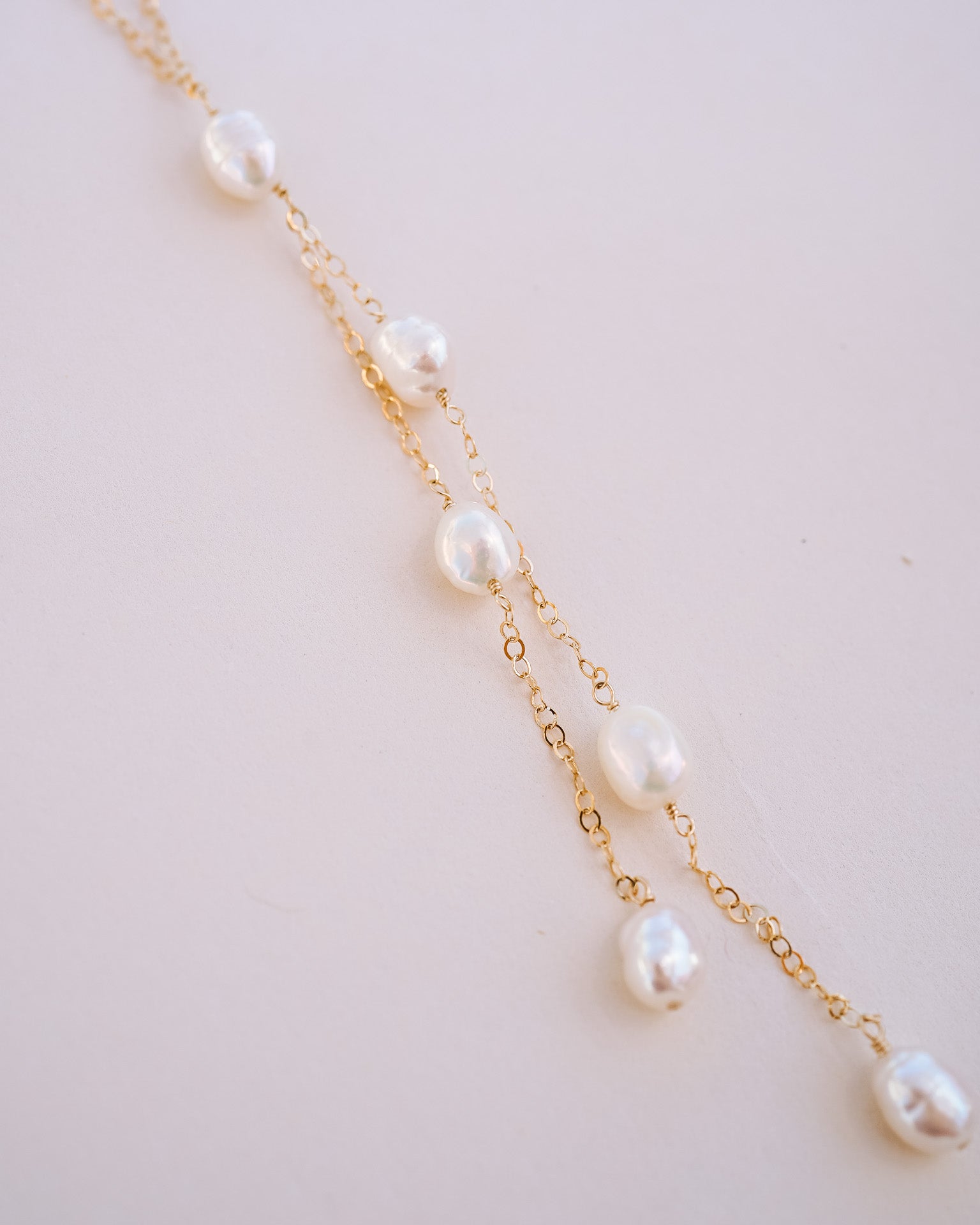 Gigi Pearl Necklace - Wander + Lust Jewelry