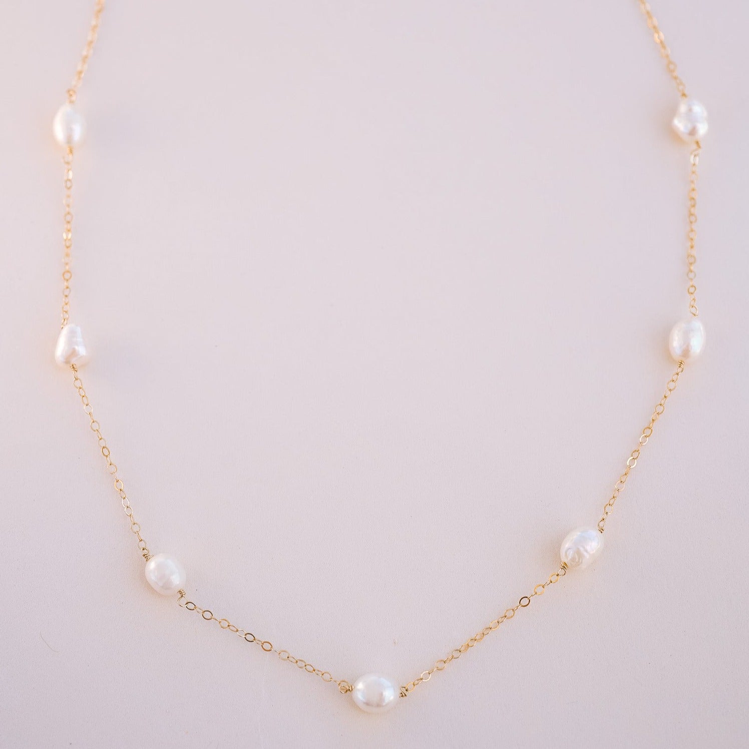 Leighton Pearl Necklace - Wander + Lust Jewelry