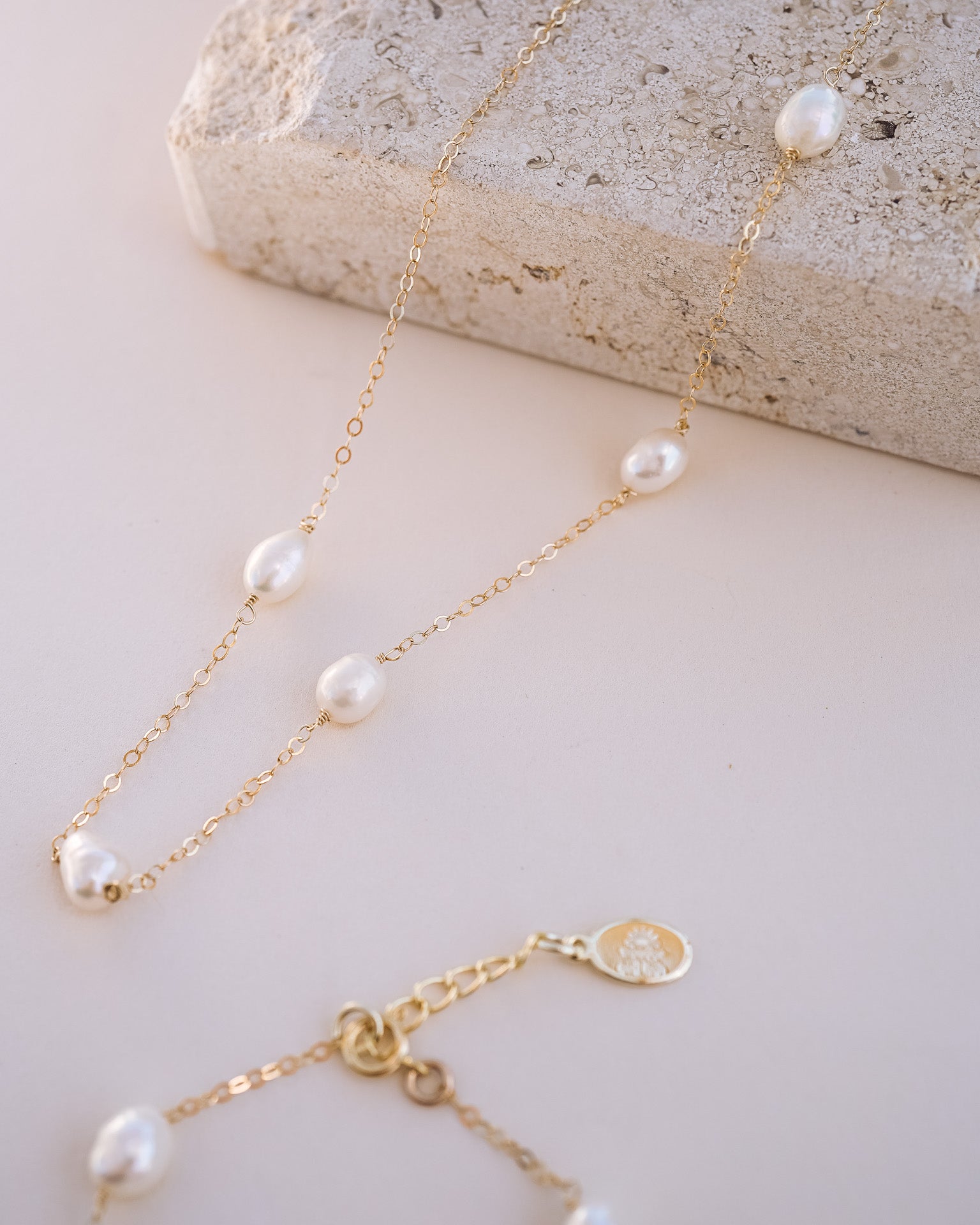 Leighton Pearl Necklace - Wander + Lust Jewelry