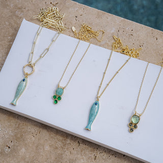Pesca Necklace — Satellite Chain