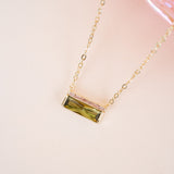 Arden Baguette Bar Necklace