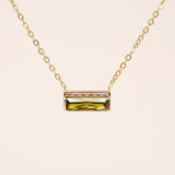 Arden Baguette Bar Necklace