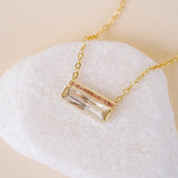 Arden Baguette Bar Necklace