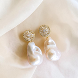 Stella Baroque Pearl Earrings
