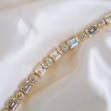 Margot Emerald Cut Tennis Bracelet