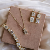 Margot Emerald Cut Tennis Bracelet
