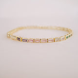 Dylan Rainbow Tennis Bracelet