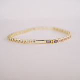 Dylan Rainbow Tennis Bracelet