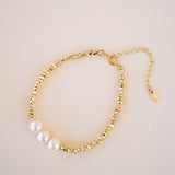Marielle Three Pearl Bracelet