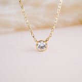 Orla Solitaire Necklace