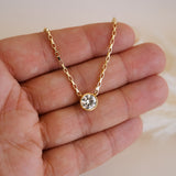 Orla Solitaire Necklace