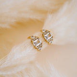 Lila Huggie Earrings