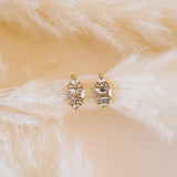 Lila Huggie Earrings