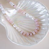 Alba Rose Quartz & Pearl Choker