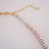 Emmeline Pink Pearl Necklace