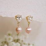 Rosalie Pearl Bud Earrings