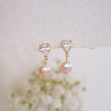 Rosalie Pearl Bud Earrings