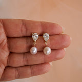 Rosalie Pearl Bud Earrings