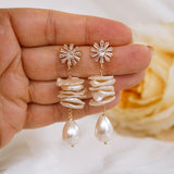 Paloma Pearl Drop Earrings