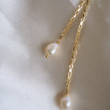 Lucerne Pearl Lariat Necklace