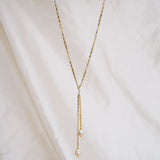 Lucerne Pearl Lariat Necklace