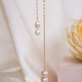Rosalie Pearl Backdrop Necklace