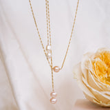 Rosalie Pearl Backdrop Necklace