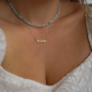 Paris Name Necklace