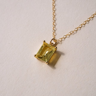 Chartreuse Dream Charm Necklace
