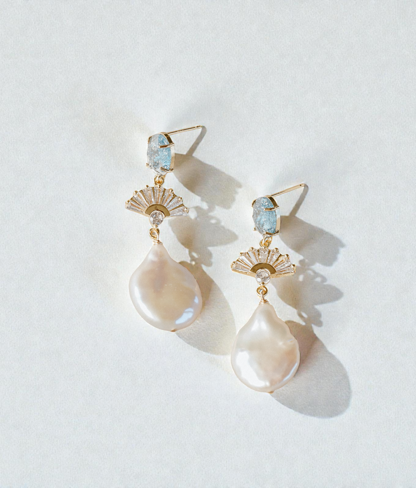 Something Blue Earrings - Wander + Lust Jewelry