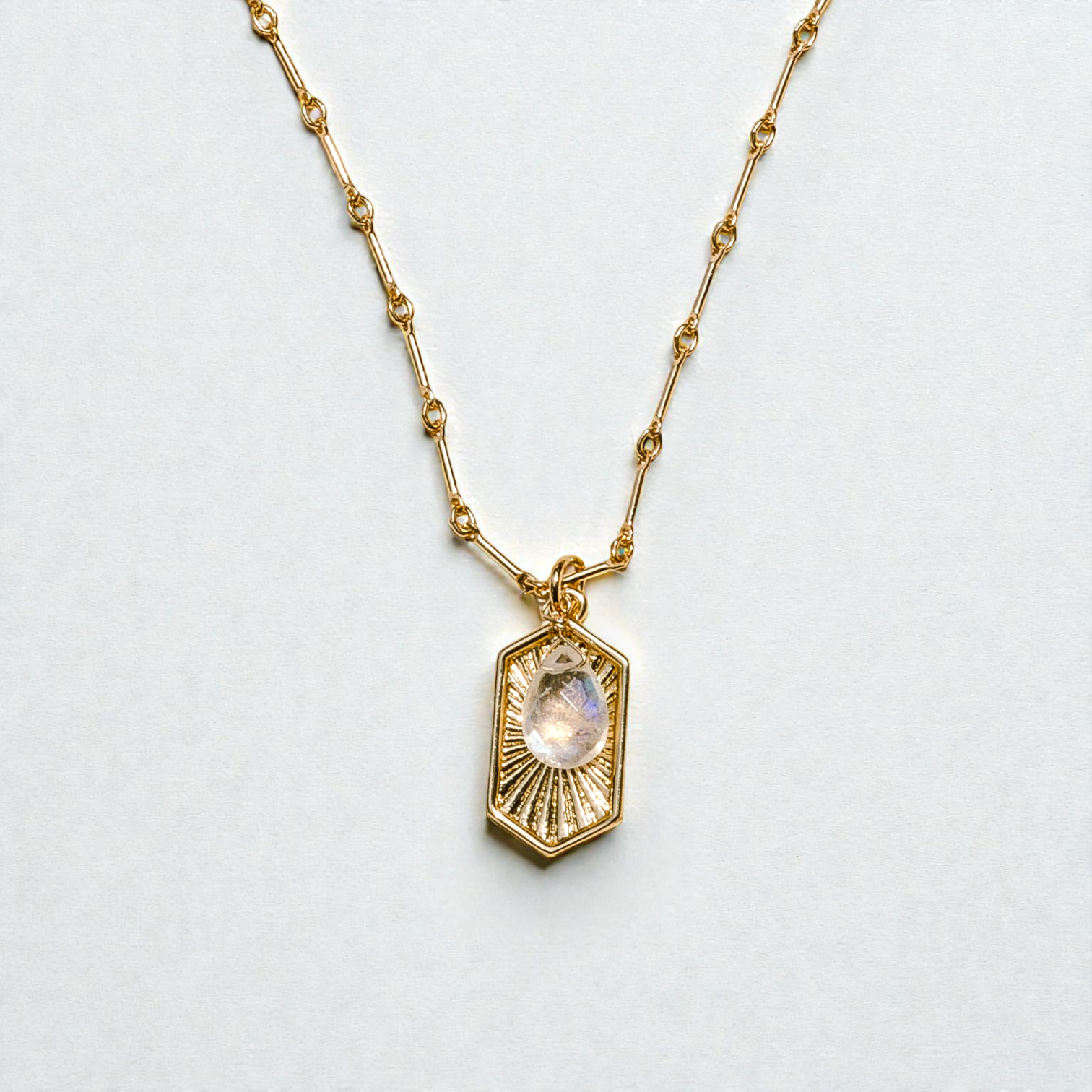 Ember Moonstone Necklace - Wander + Lust Jewelry