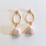 Emerson Pearl Ear Jacket Drops - Wander + Lust Jewelry