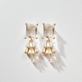 Emilie Art Deco Earrings - Wander + Lust Jewelry