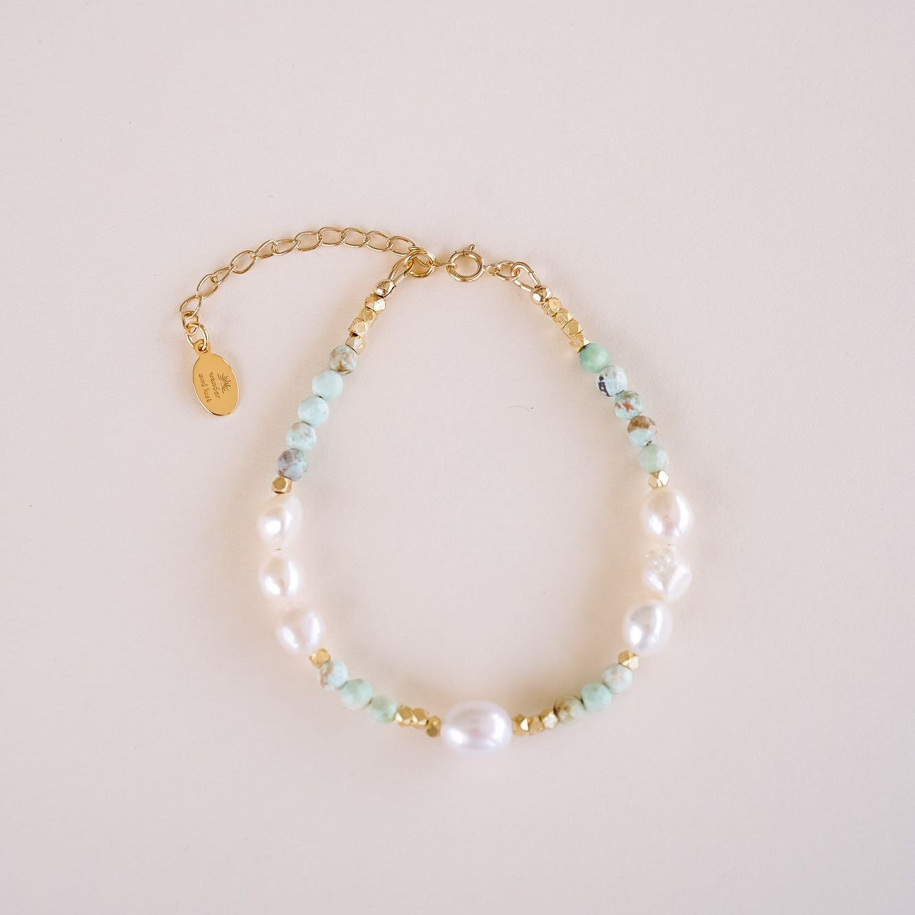 Solene Beaded Turquoise Bracelet - Wander + Lust Jewelry