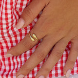 Sol Sculptural Twist Ring - Wander + Lust Jewelry