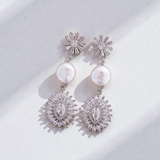 Greta Pearl Earrings - Wander + Lust Jewelry
