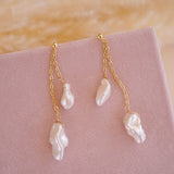 Lyla Keshi Pearl Drop Earrings