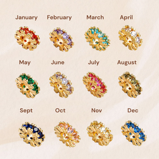 Birthstone Charm Stacker Necklace