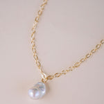 Elowen Pearl Pendant Necklace - Wander + Lust Jewelry