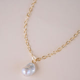 Elowen Pearl Pendant Necklace - Wander + Lust Jewelry