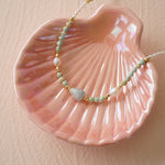 Azura Aquamarine Beaded Necklace - Wander + Lust Jewelry
